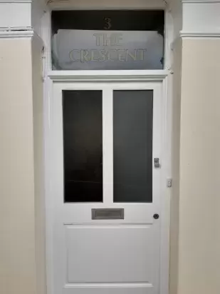 Front Door of 3 The Crescent Braunton