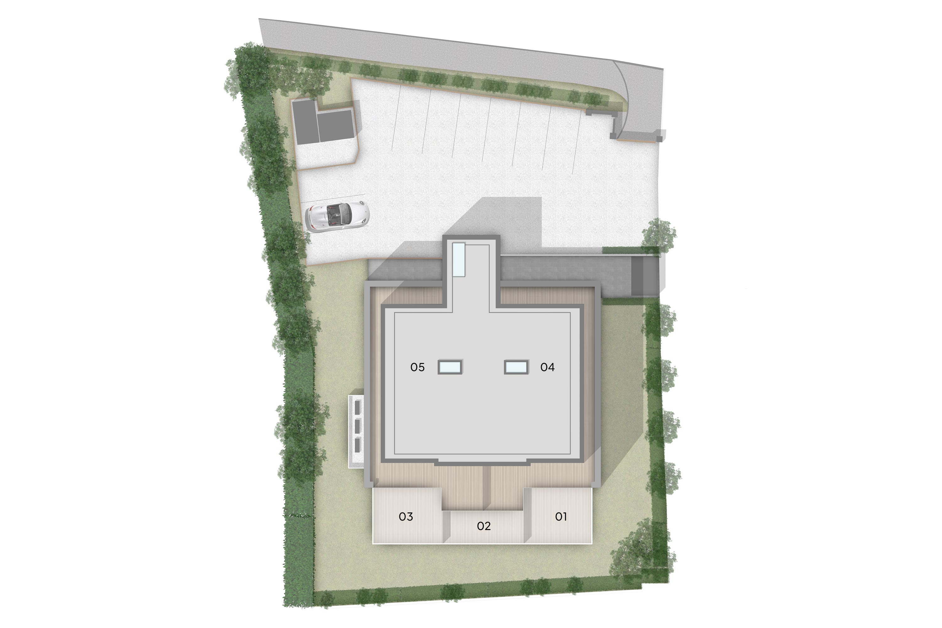 Site Map of Serenity Housing Development at Croyde in North Devon