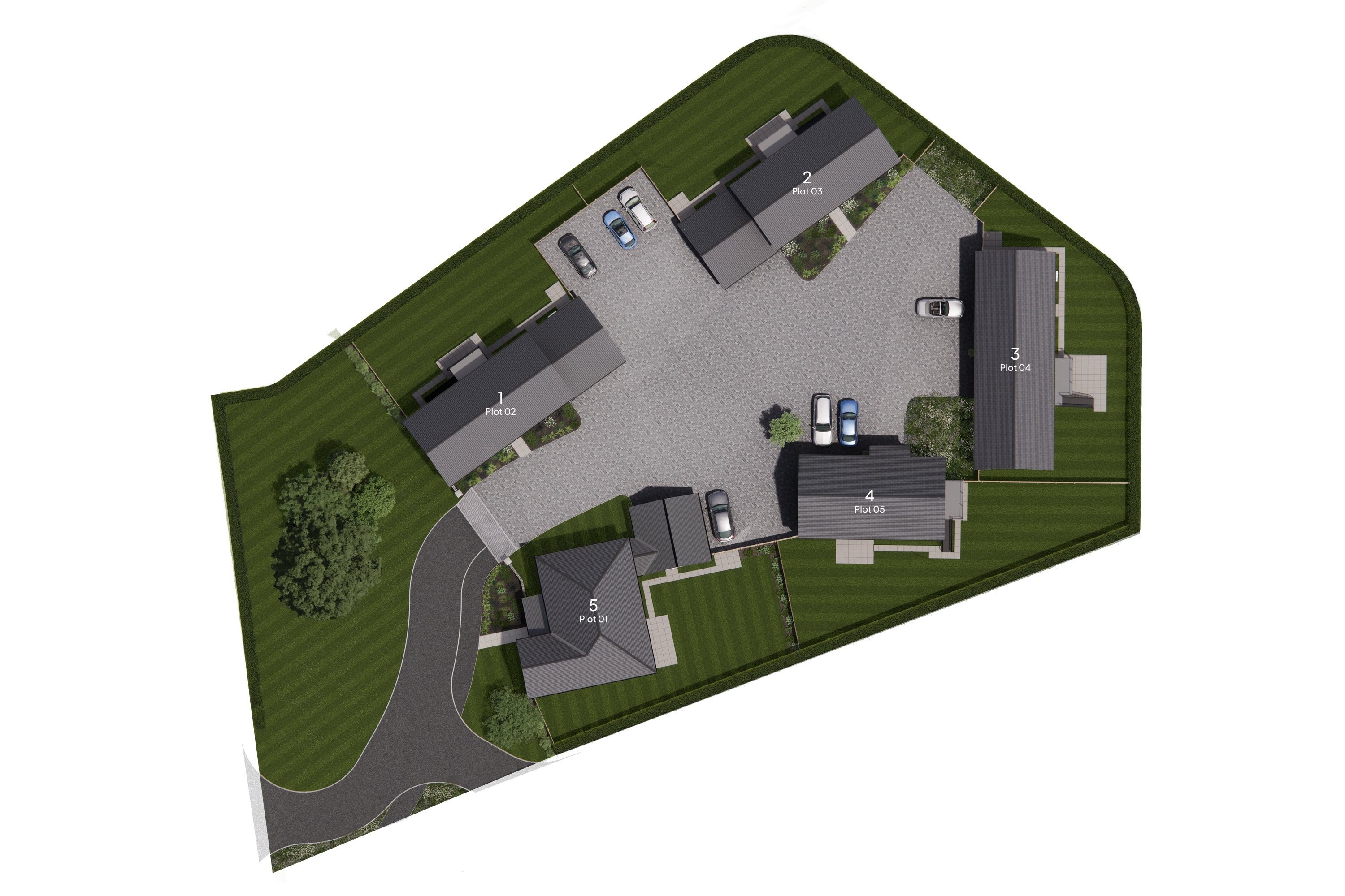 Site map for the Hammados Court development in Knowle