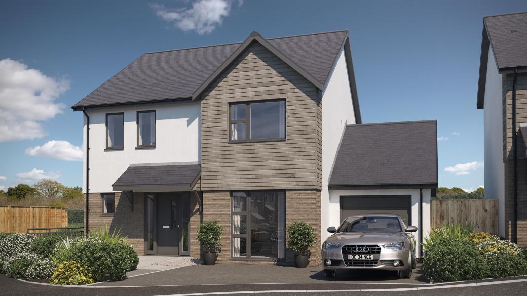 The Cedar, a New Home at Lower Abbots in Buckland Brewer North Devon