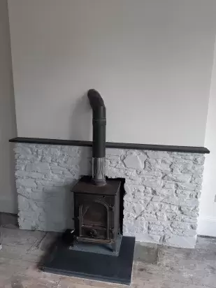 Wood Burner at 3 The Crescent Braunton