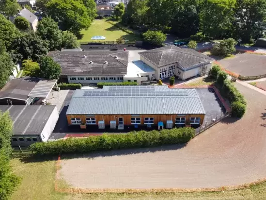 Ariel View of Pilton Infant School