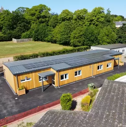 Pilton Infant School Ariel View