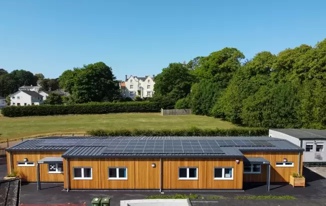 Pilton Infant School Ariel View