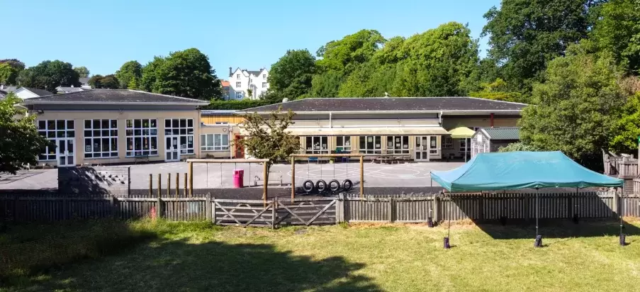 Pilton Infant School Ariel View