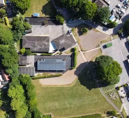 Pilton Infant School Ariel View