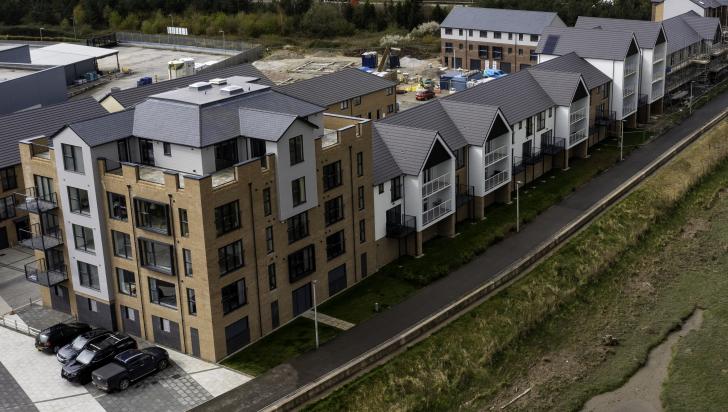 Taw Wharf Town Houses in Barnstaple North Devon built by Pearce Homes