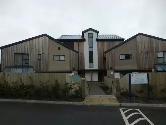 Exterior of West Buckland School's new 6th form block