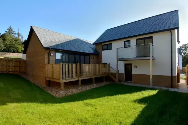 Back Garden of New House at Meadow Rise, Clevelands Park in Northam