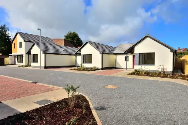 New Bungalows at Woodville for North Devon Homes Social Housing Development