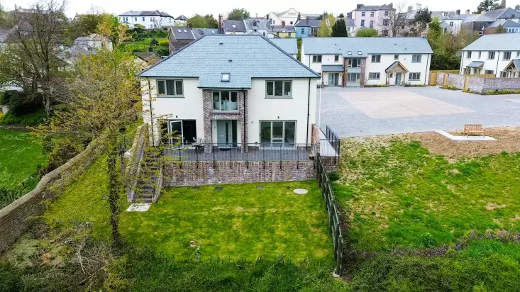 Aerial view of Market Gardens development in Torrington