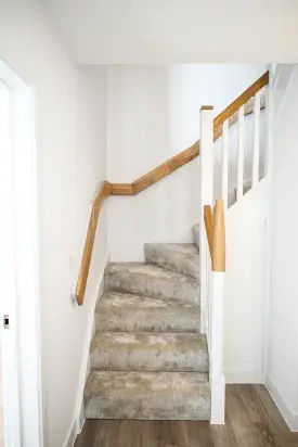 Staircase inside new home at Market Garden development in Torrington