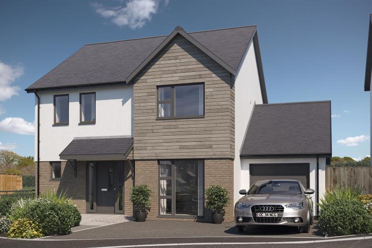 The Cedar, a New Home at Lower Abbots in Buckland Brewer North Devon