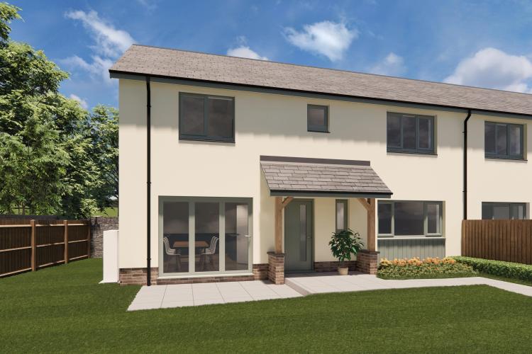 The Rosemary, a new home at Market Gardens in Torrington, North Devon