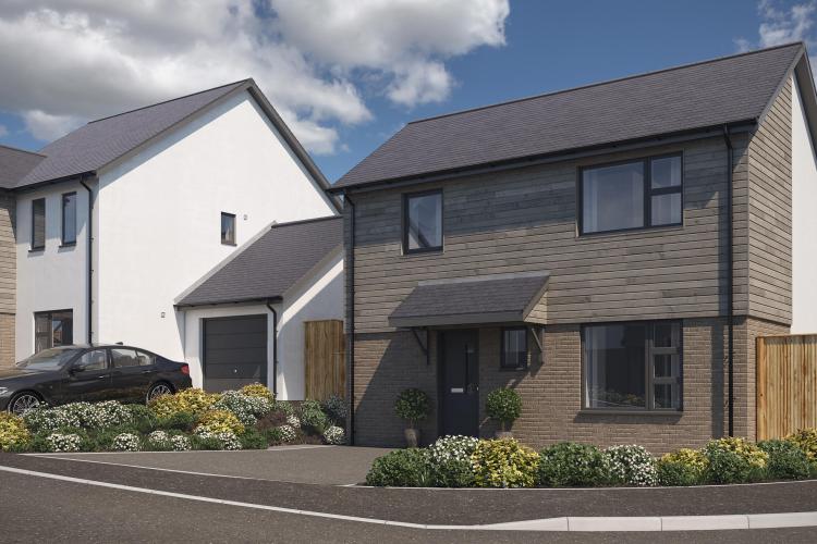 CGI of The Rowan a New Home at Lower Abbots in Buckland Brewer