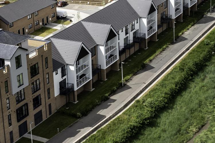 Taw Wharf Town Houses in Barnstaple North Devon built by Pearce Homes