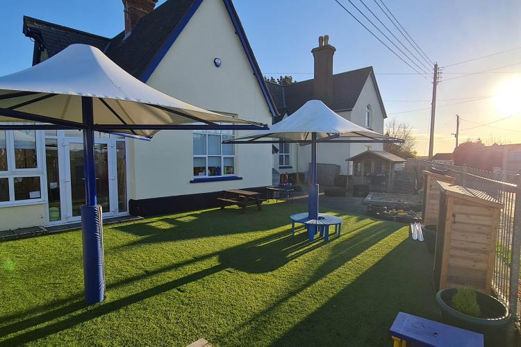 Buckland Brewer Community Primary School Outdoor Learning Area