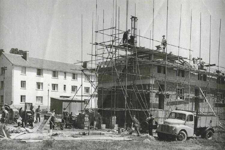 RHarris builders Barnstaple in 1950s