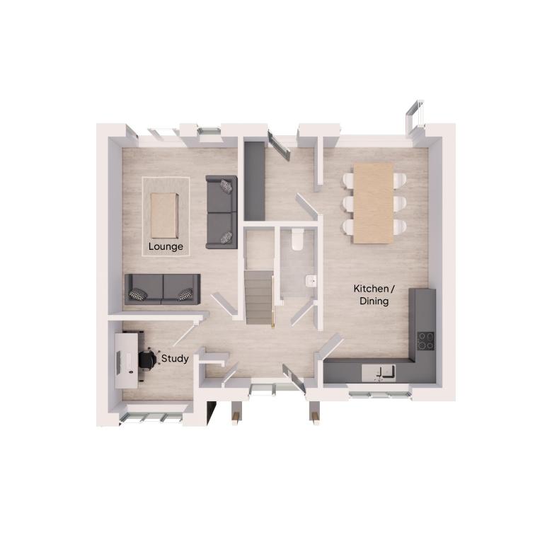 Floor Plan of The Chicory house type at Market Gardens in Torrington