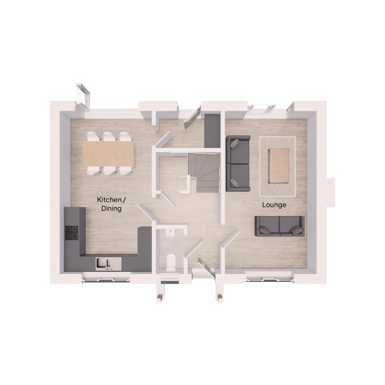 Floor Plan of The Clove house type at Market Gardens in Torrington