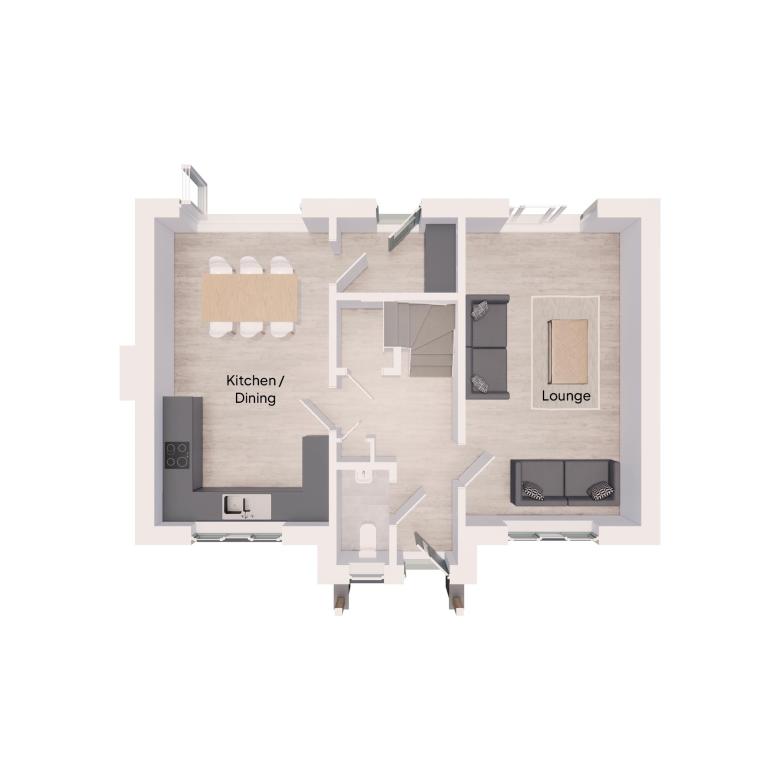 Floor Plan of The Lavender house type at Market Gardens in Torrington