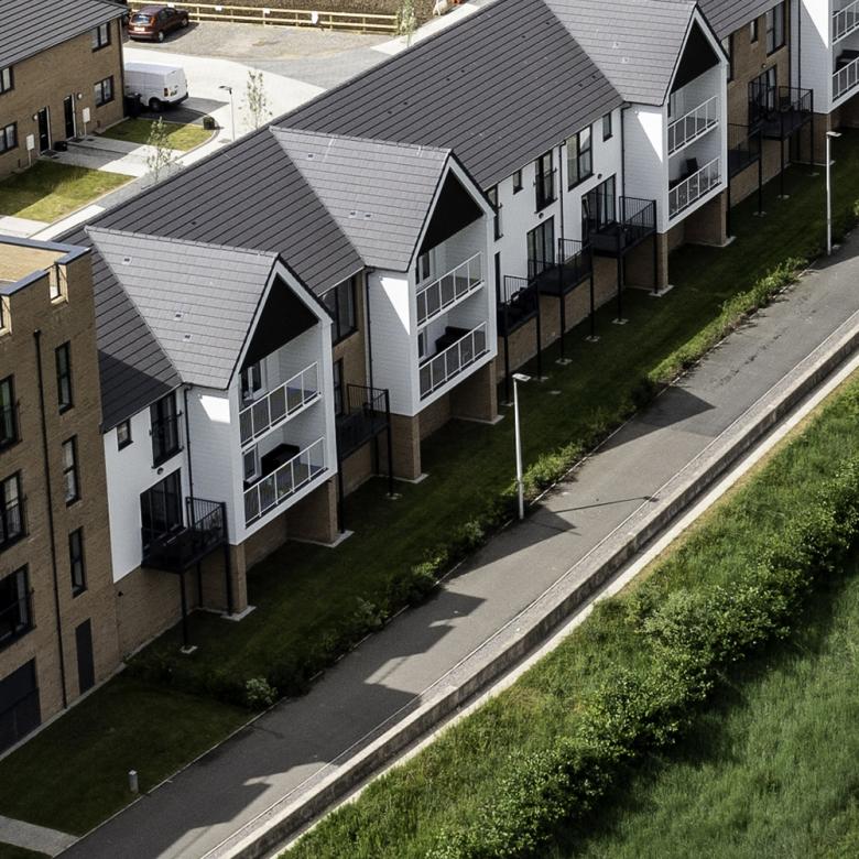 Taw Wharf Town Houses in Barnstaple North Devon built by Pearce Homes