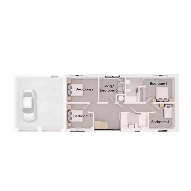 Floorplan for Plot 4 at Hammados Court