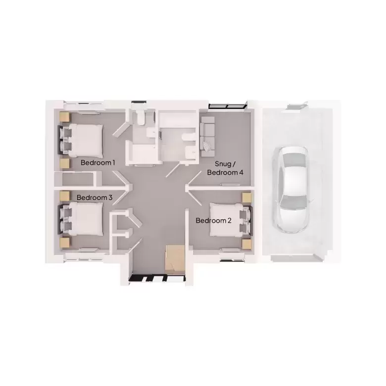 Floorplan for Plot 5 at Hammados Court